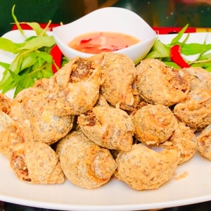 Ốc bông rang muối