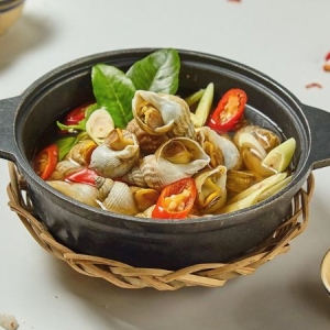 Ốc Bulot hấp sả